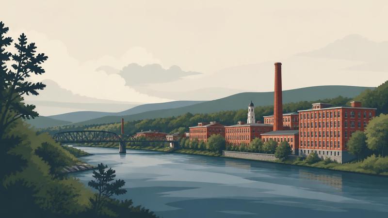 Illustration of the Merrimack Valley region of New Hampshire