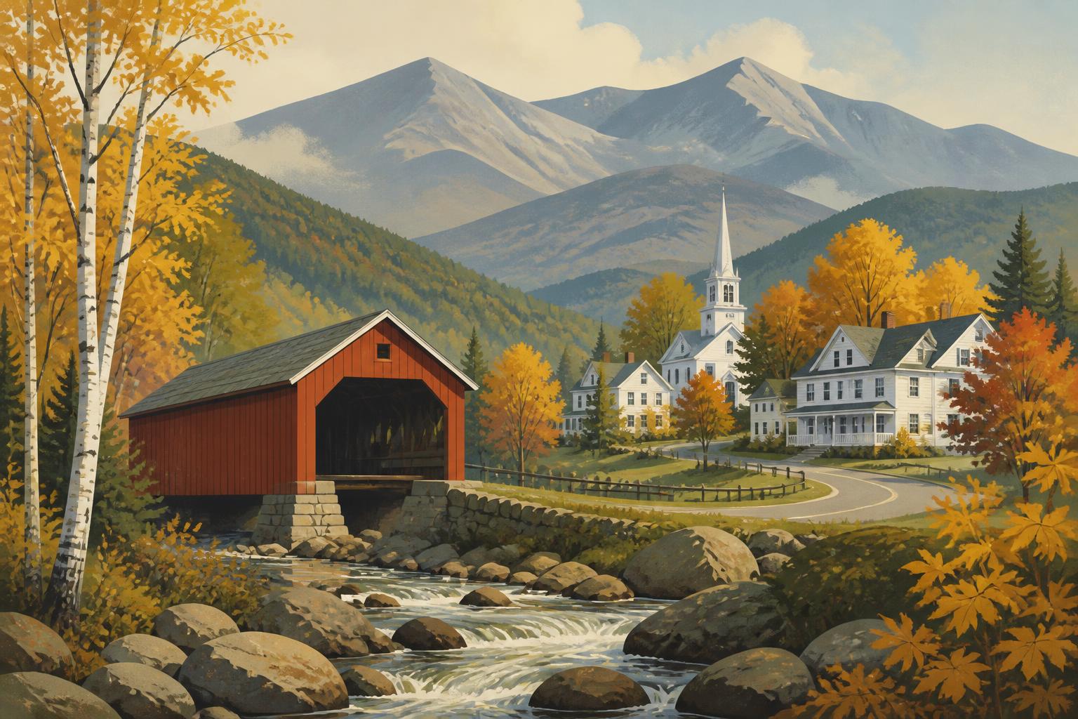 Illustration of Jackson, New Hampshire
