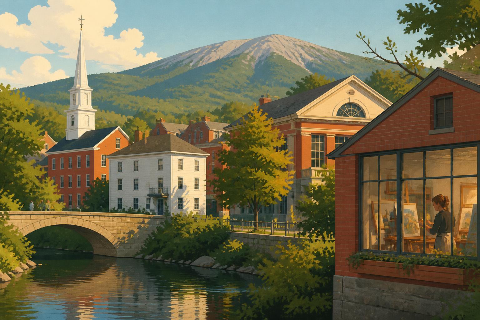 Illustration of Peterborough, New Hampshire