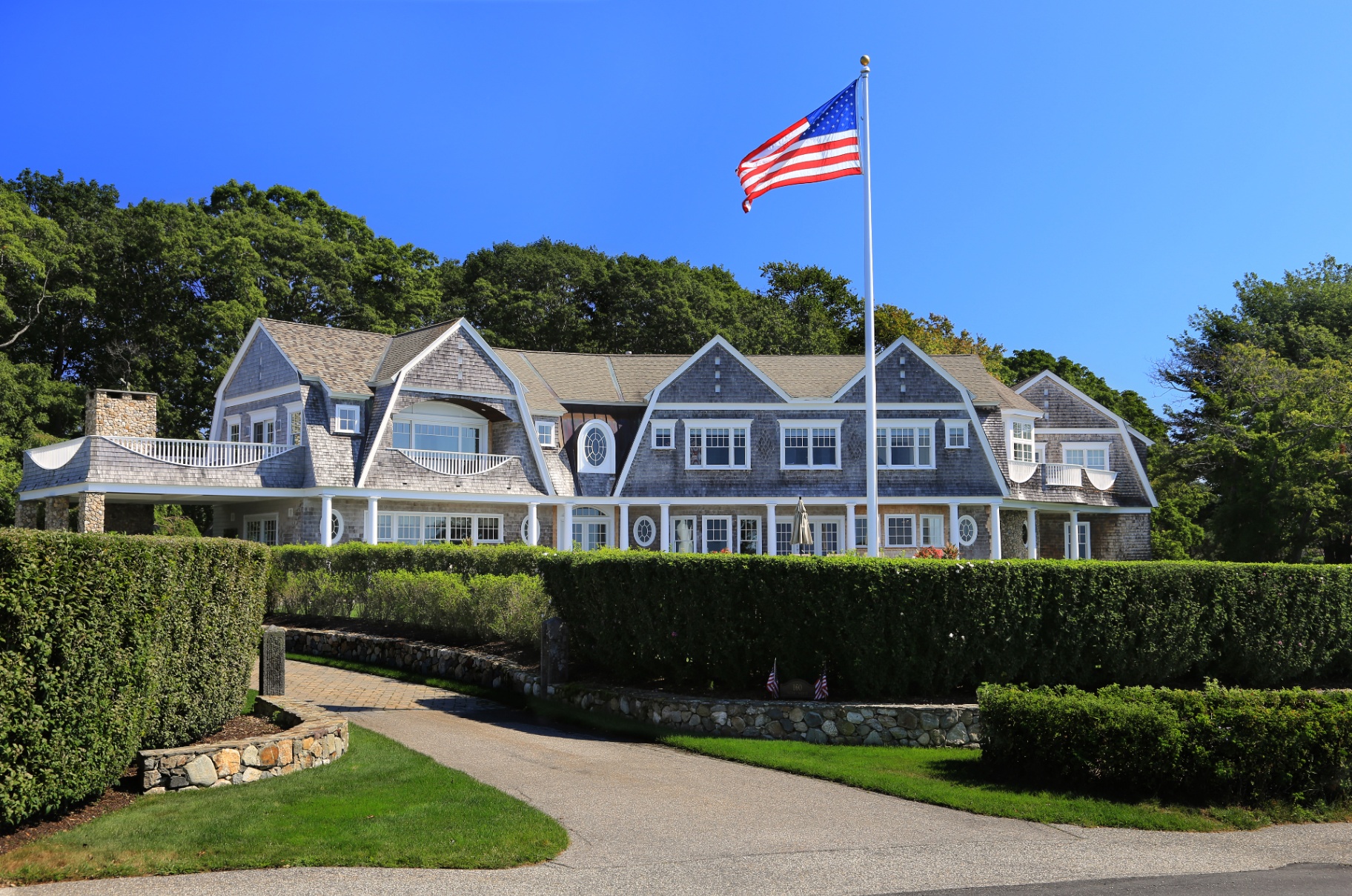 Classic New England home with strong curb appeal prepared for market