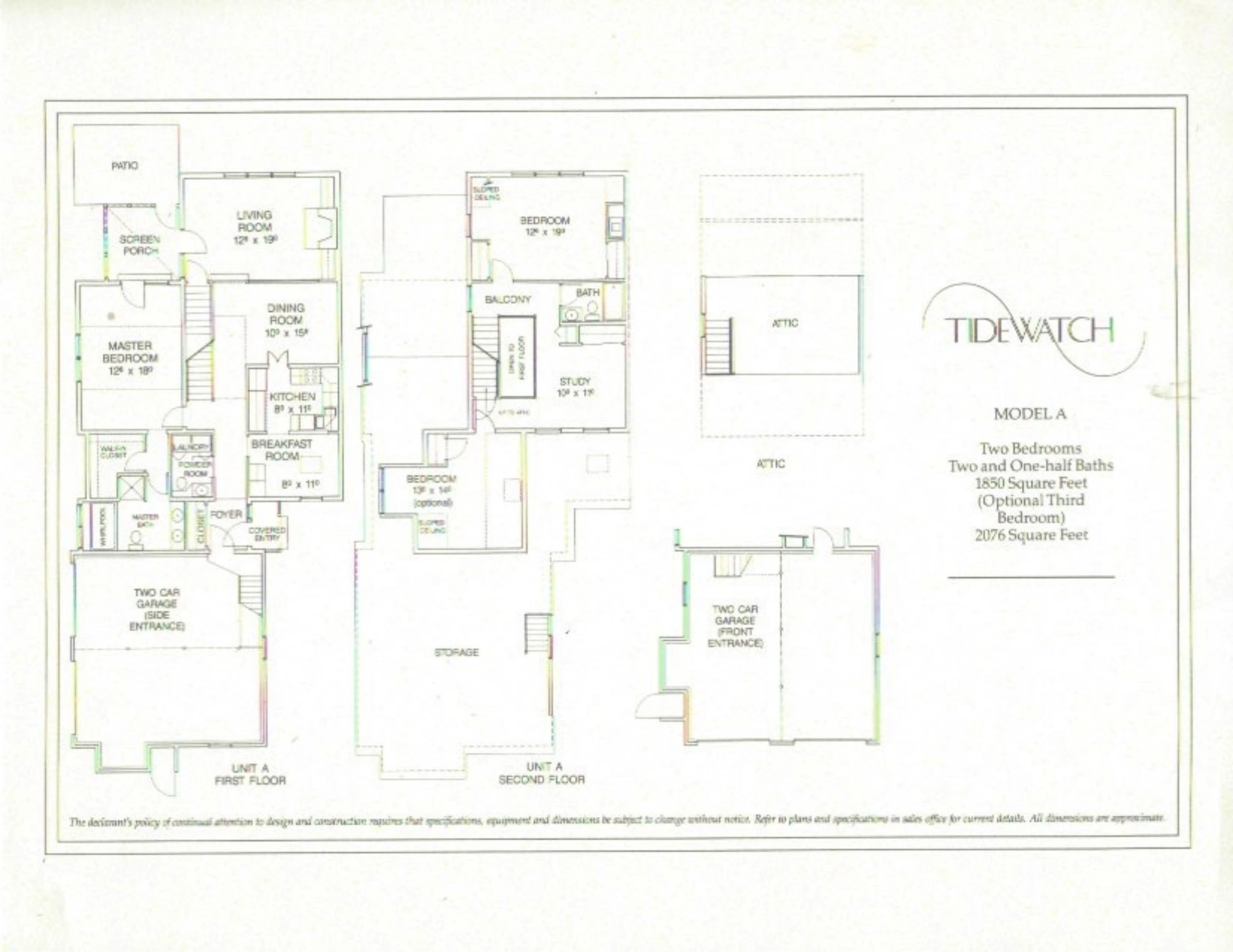 Model A original floor plan