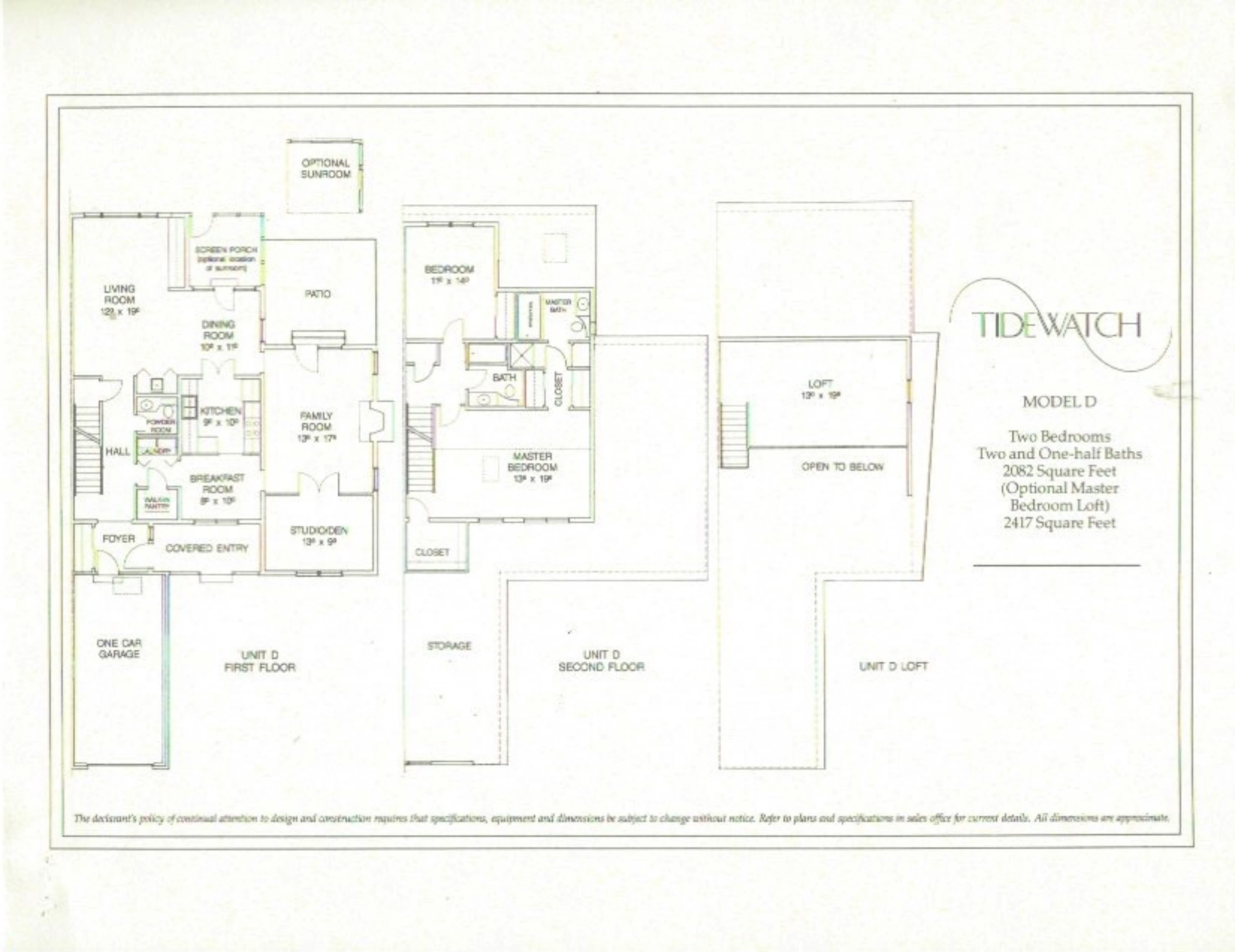 Model D original floor plan