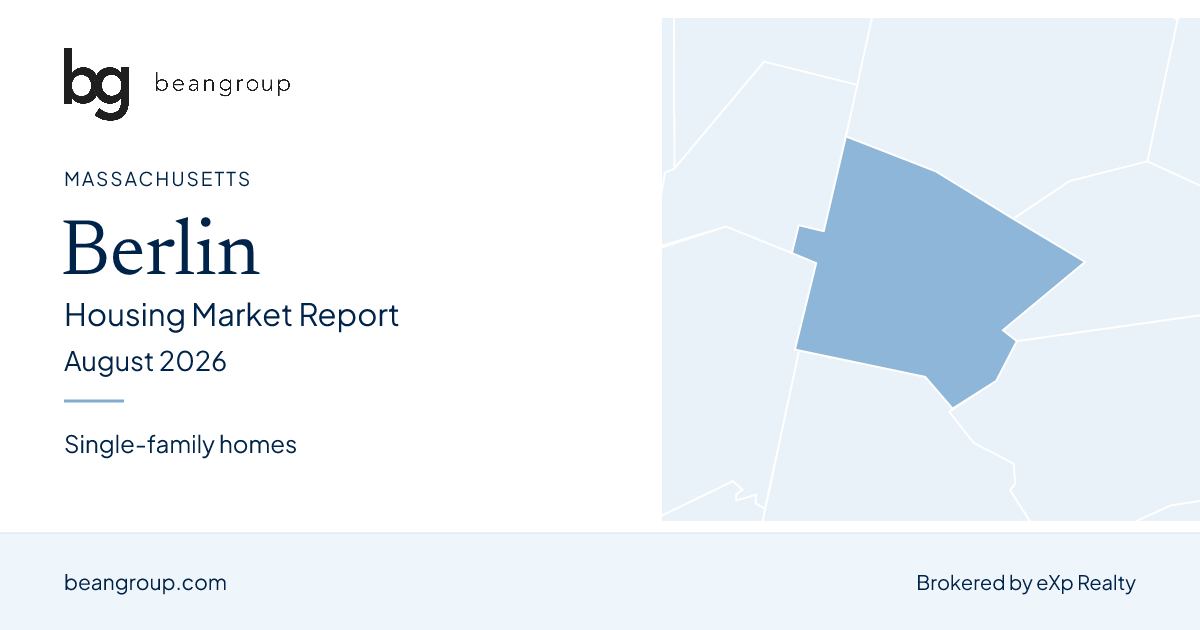 Berlin, Massachusetts housing market report — August 2026