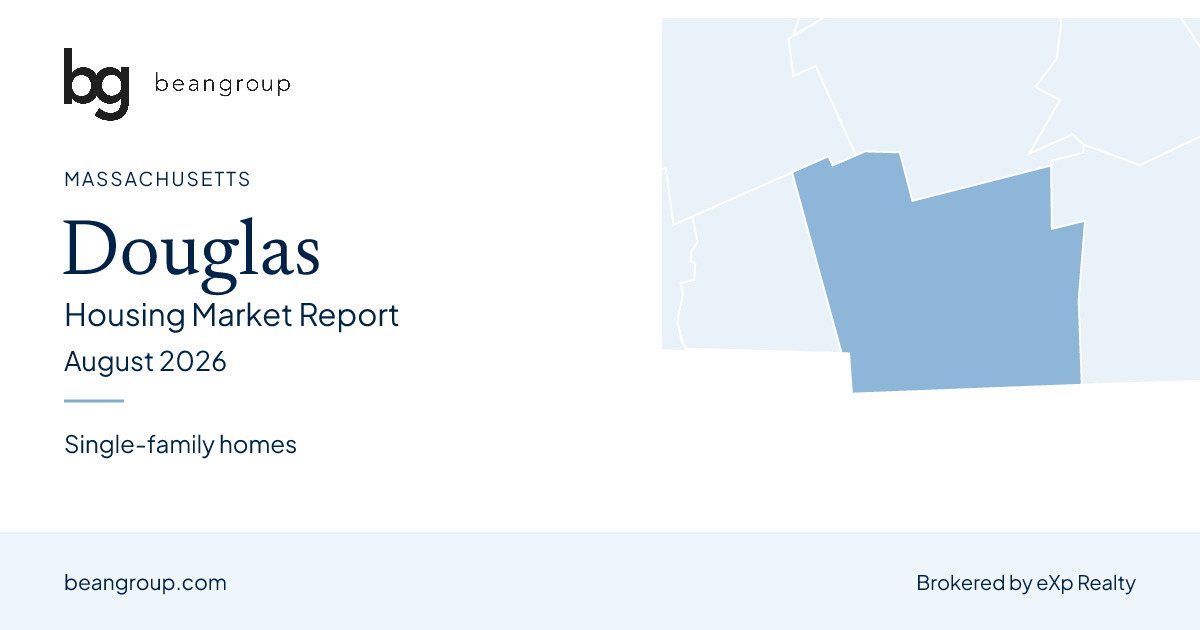 Douglas, Massachusetts housing market report — August 2026