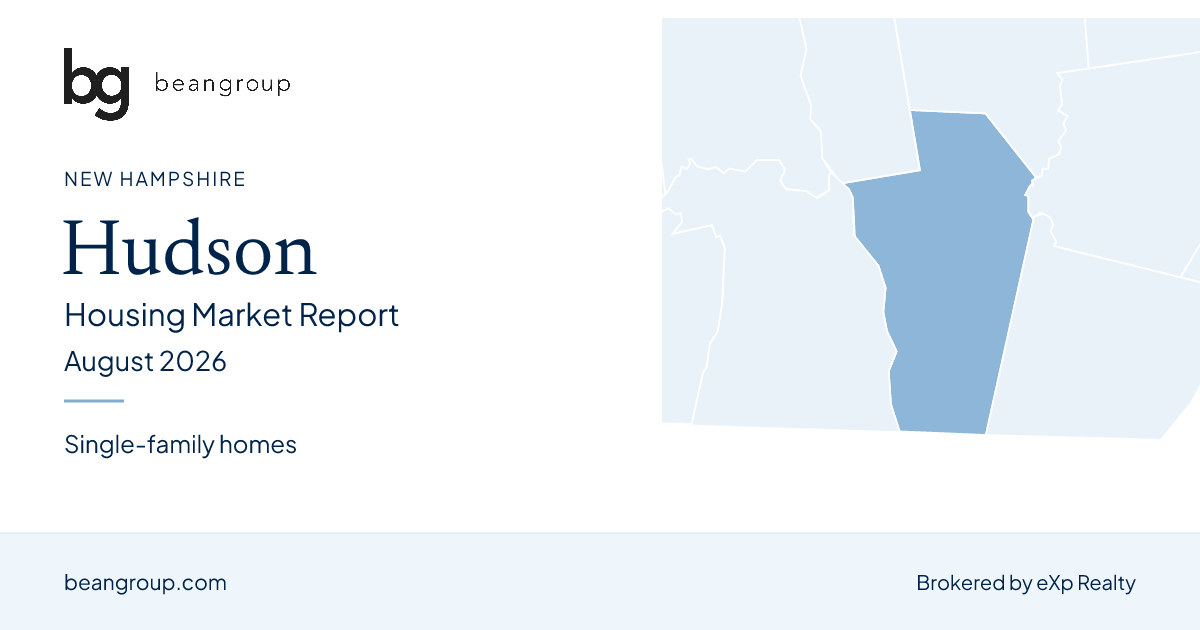 Hudson, New Hampshire housing market report — August 2026